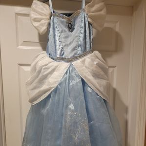 Disney Store Deluxe Edition Princess Cinderella Costume Size 7/8 Dress